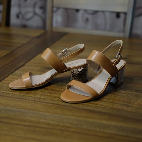 ALDO Brandey Cognac Sandals - Picture 3 of 12